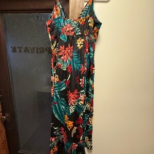 Amazon Essentials Red and Green Spaghetti Strap Sundress